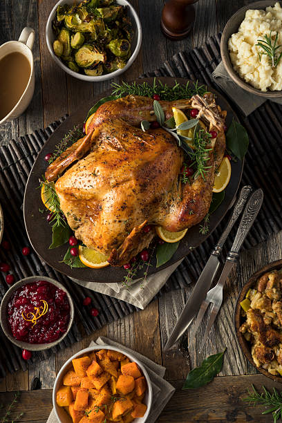 istock Homemade Thanksgiving Turkey Dinner 621852526
