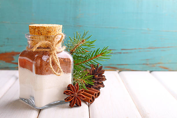 istock Christmas gift dry mix in a jar for cake 621853990