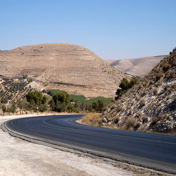 istock Road through the mountains. Jordan 621857130