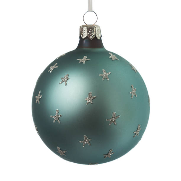 istock Christmas decoration ball isolated on white 621857424