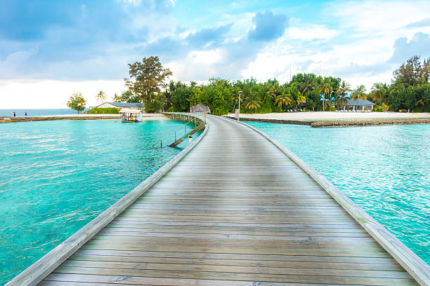 istock Beautiful scene of Maldives 621858088
