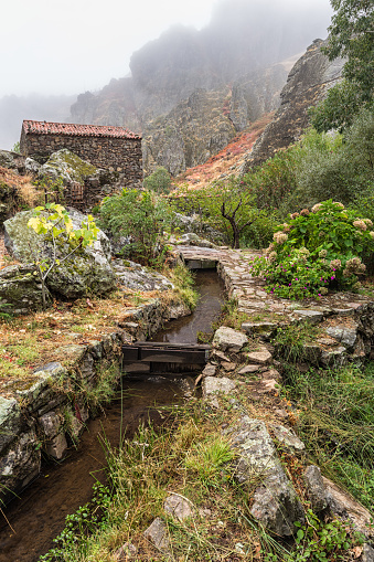 Landscape in the Geopark of Penha Garcia. Portugal.