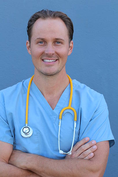 istock Male Medical Student with Copy Space 621859494