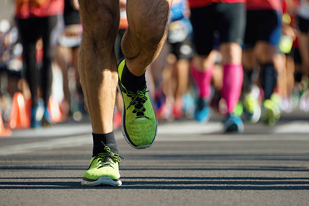 istock Marathon running in the light of evening 621859904