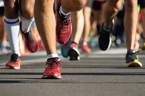 istock Marathon running in the light of evening 621860972