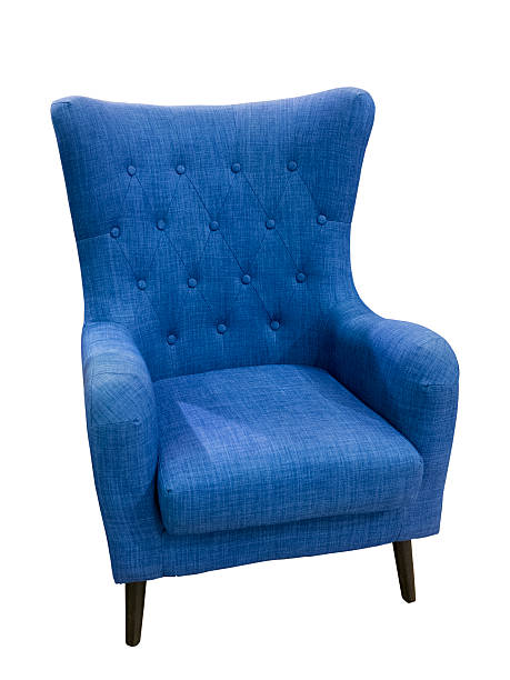 istock Blue color modern chair 621861458