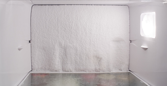 Ice formation on the inner surface of the refrigerator is the result of the failure