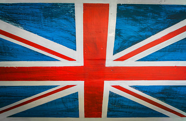istock United Kingdom flag painted on a wall 621897890