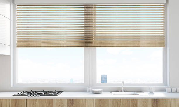 istock Close up of kitchen table top 621901024