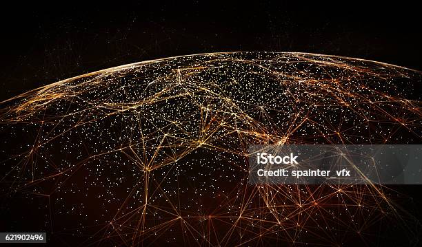 Globaler Internationaler Konnektivitätshintergrund Stockfoto und mehr Bilder von Globus - Globus, Verbindung, Weltkarte