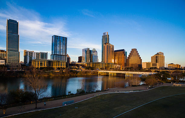 istock Austin Texas cityscape aerial auditorium Shores sunset 621914794
