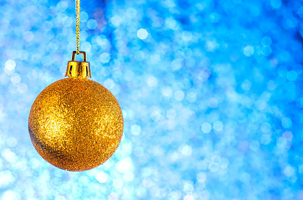 istock Christmas toy on a string   colorful background 621915094