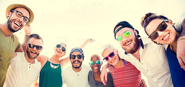 istock Group Of People Hugging Concept 621915200