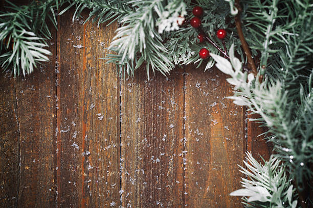 istock holiday background with fir branches 621915370