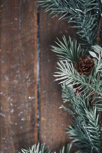 istock holiday background with fir branches 621915386