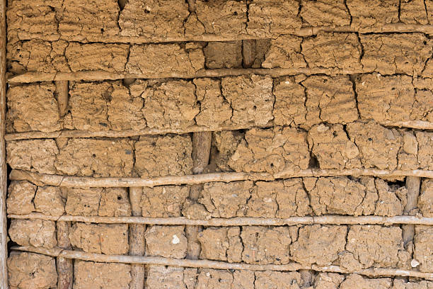 Traditional african mud house