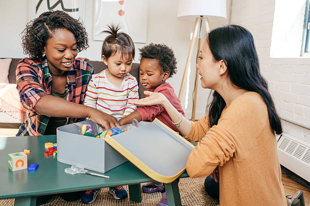 istock Mothers and toddlers meet up 621918424
