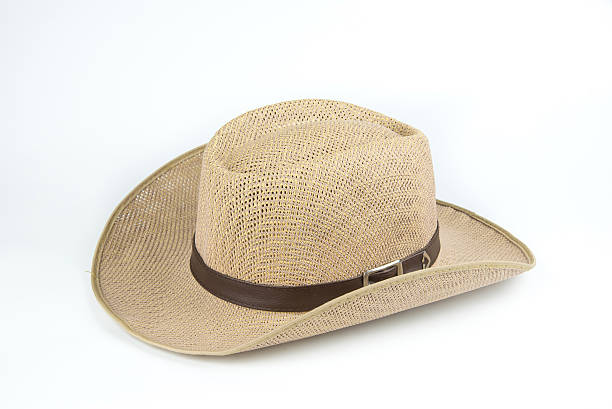 istock mens hat isolated on white background. 621918842