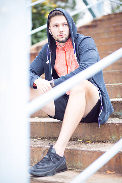 istock Urban sporty man 621922426
