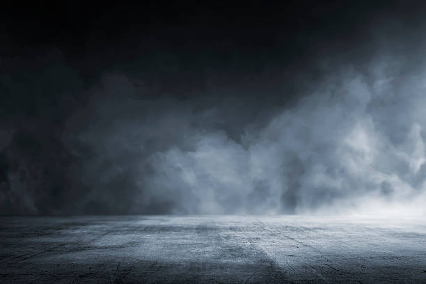 Texture dark concrete floor Texture dark concrete floor with mist or fog concrete stock pictures, royalty-free photos & images