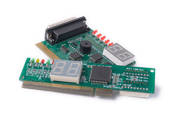 istock diferent devices for testing of motherboards on a white background 621932026