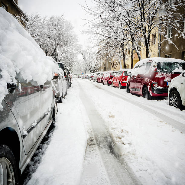 istock extreme snowfall in european city 621933836