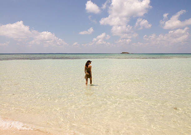 istock Beautiful shore in Karimunjawa island 621936066