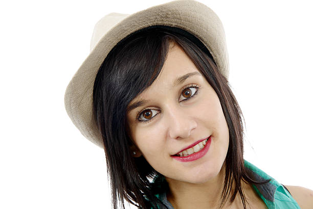 Outdoors portrait of a young woman