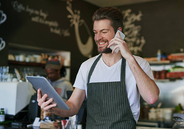 istock Just calling to let you know your order is ready 621939690