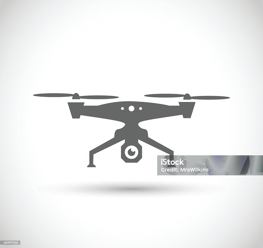 Drone icon vector illustration Drone icon  - vector illustration isolated on white background Drone stock vector