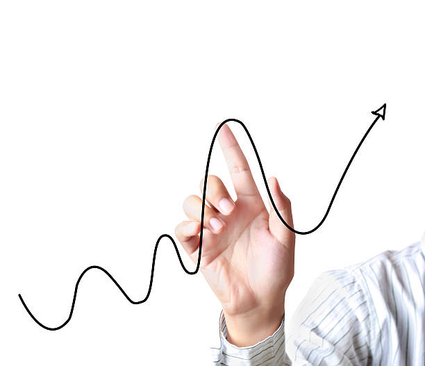 istock financial symbols coming from hand 621974208
