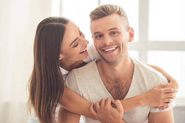 istock Beautiful young couple 621974606