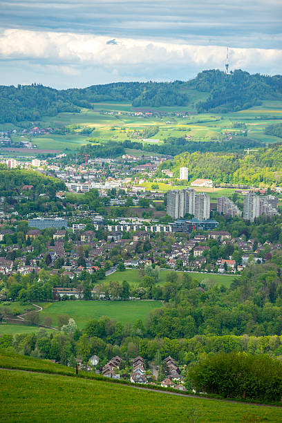 istock Bern suburbs from a hill, Switzerland 621983954