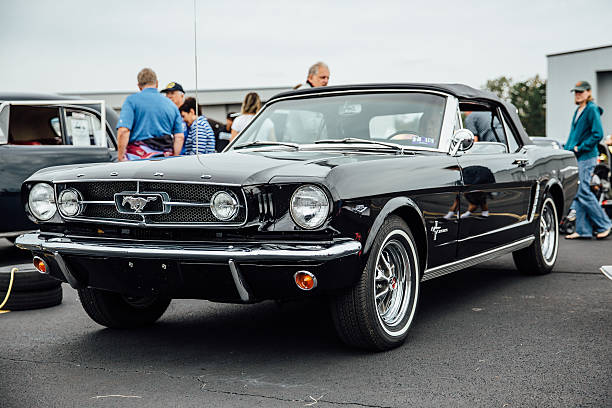 Ford Mustang on display at the 2015 Leesburg Air Show stock photo