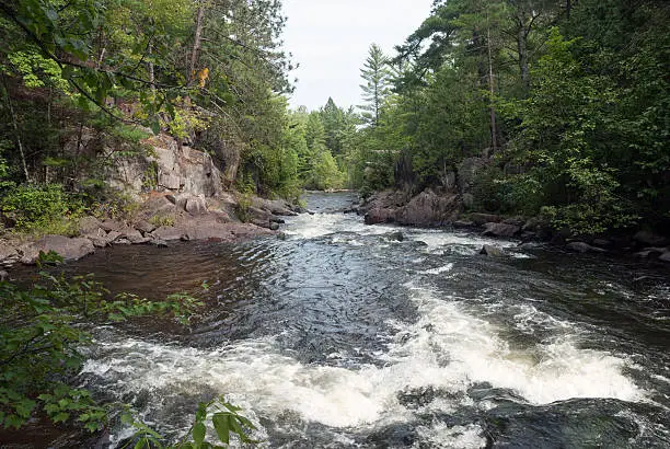 Pike River is a tributary of the Menominee River and flows through Marinette County, Wisconsin, USA