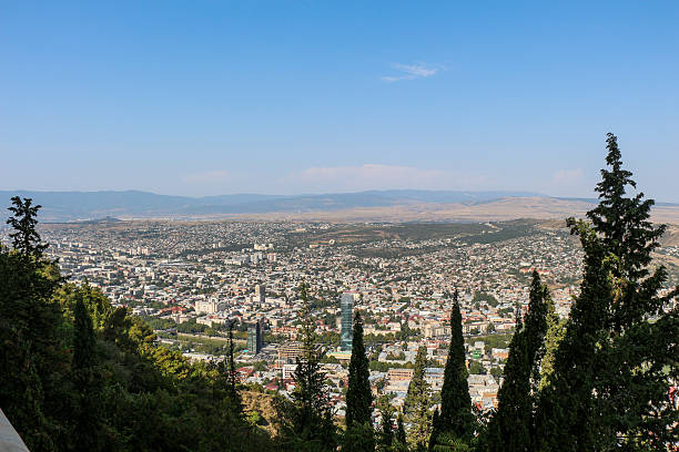 istock Beautiful panoramic view of Tbilisi 621991586