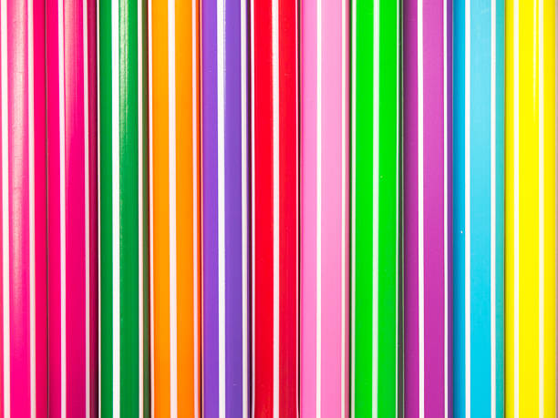 istock Abstract background from row of colorful pen 621994050