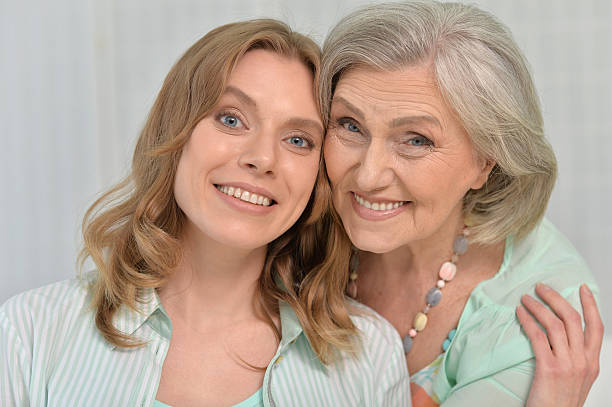 istock Senior woman with daughter 621995018