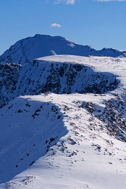 paisaje de alta vista panorámica alpina monte jackson sawatch - skiing colorado sawatch range usa fotografías e imágenes de stock