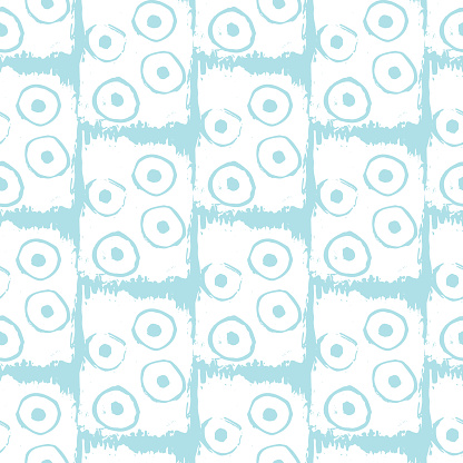 Block Print Repeat Pattern Linocut Block Print Repeating Textile Pattern Stock Illustration ...