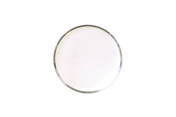 istock fresh milk in the glass on white background. 622002196