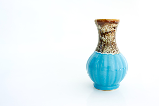 vase on white background