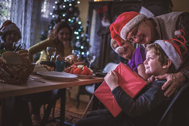 istock Christmas gift for my grandson 622002428