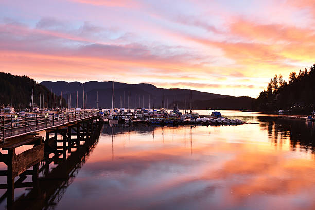 Lever de soleil de Deep Cove, North Vancouver - Photo
