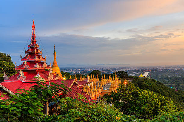 istock Mandalay city, Mandalay Hill 622009218