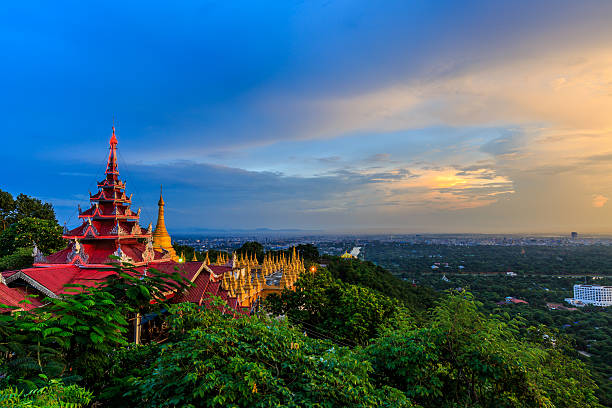 istock Mandalay city, Mandalay Hill 622009376