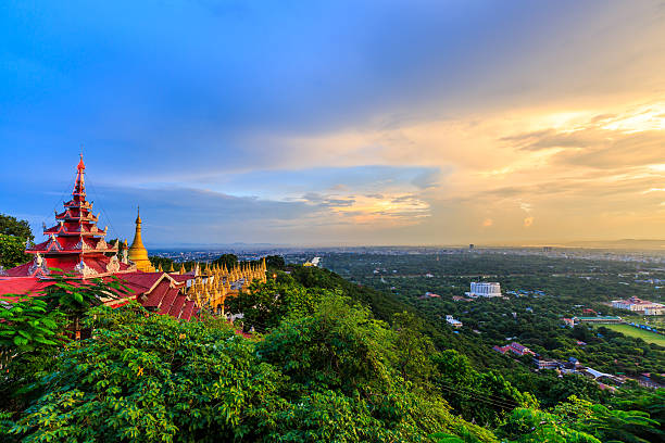 istock Mandalay city, Mandalay Hill 622009640