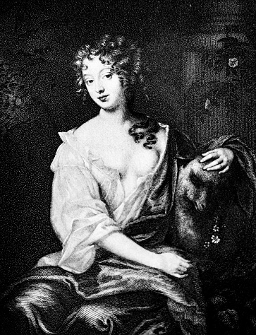 An image of Nell Gwyn  from an 1893 antique book \