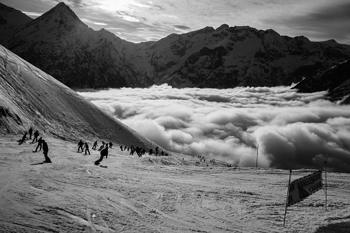 Les Deux Alpes Ski Resort in the French Alps