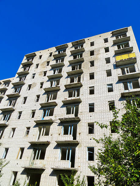 istock Abandoned multistory building in Ukraine 622030280